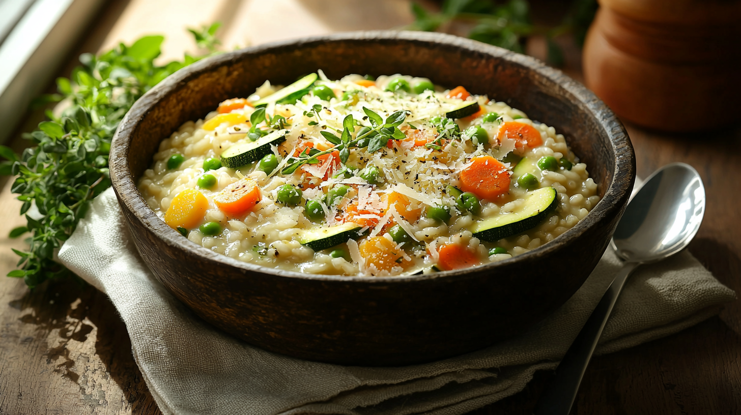 Sebzeli Risotto
